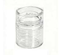 Tampon rotatif compact avec pointe élastique en silicone et design réutilisable pour manucure à la maison - Tampon à ongles en silicone pour motifs complexes