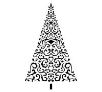 Artemio Tampon Bois Artemio Barok - Sapin de Noël - 6 x 8,7 cm