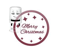 Tampon standard pour base ni Merry Christmas brillantlo diam. 40mm.