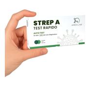 Tampon Streptocoque | Test Streptocoque A Pour Adultes et Enfants | Tampon Pharyngé Rapide | Marque CE | Kits d'auto-diagnostic à domicile avec Baisse-langue | Ministère enregistré de la Santé (1 PC)