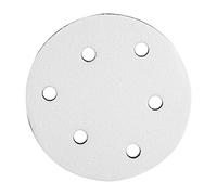 Tampon Tampon en éponge Douce de 125 Mm, Coussin de Réduction du Bruit Amortisseur de Vibrations avec Support Adhésif Magique pour Machines de Polissage et de Meulage (5 pouces 6 trous)