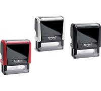 tampon texte automatique trodat 4913 "Printy 4.0" rouge feu