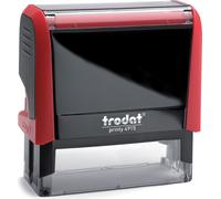 tampon texte automatique trodat Printy 4915 4.0 7 lignes rouge avec bon d'achat