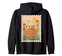 Tampon « The Lord is My Shepherd » - Foi chrétienne - Mouton d'automne Sweat à Capuche