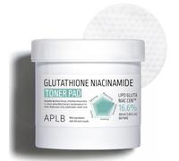 Tampon tonique APLB Glutathione Niacinamide | Lipo Gluta Niac Cen™ 16,6% 100 ml/Soins coréens, Tampons toniques double surface, Hydratation longue durée, Démaquillant, Soin des pores