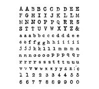 Tampon Transparent Alphabet 3