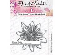 Tampon transparent - Fleur Passiflore 2- 9,5 x 6,5 cm Transparent G