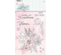 Tampon transparent - StudioLight - Bloom Little Blossom No. 197 fleurs de tulipe coquelicot