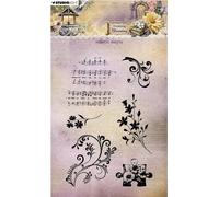 Tampon transparent - StudioLight - Hopeful Swirls notes tourbillons puzzle brindilles
