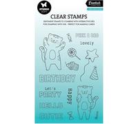 Tampon transparent - StudioLight - Peek a boo slider cats lettering