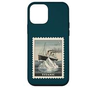 Tampon Vintage Titanic Ship Iceberg Art Historique Coque pour iPhone 12 Mini