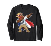 Tamponner Coq touriste français drôle Drapeau de Vacances Manche Longue