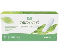 Tampons 100% Coton Bio Certifié Super-1 Boîte De 16 Tampons