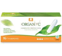 Tampons 100% Coton Bio Certifié Super Plus- 1 Boîte De 16 Tampons