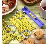 Tampons À Biscuits de L'Alphabet,Alphabet Fondant Cutter Moule,Letters Cookie Cutters,Letters Fondant Mold,Emporte Pièce Lettre,Emporte Piece Lettre Tampon Patisserie,Emporte Piece Alphabet Et Chiffre