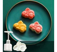 Tampons à biscuits - Outil de pâtisserie - Moule à gâteau de lune - Moule à biscuits pressé à la main - Réutilisable - Style 8