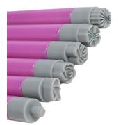 Tampons à ongles - 6 tampons à ongles artisanaux - Stylos pour estampage d'ongles artisanaux avec différents motifs, stylos pour décoration d'ongles, outils de pointillage de conception d'ongles