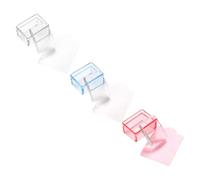Tampons à Ongles Transparents Rectangulaires pour Nail Art, Lot de 3 | Silicone, Usage Salon Professionnel et DIY à Domicile, Outil de Stamping Rapide pour Ongles et Autres Objets