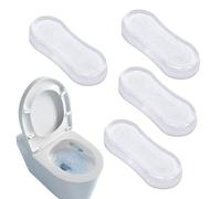 Tampons Abattant WC - Silicone Adhésif Puissant, Kit De Pare-chocs Transparent Pour Siège De Toilette, Kit De Pare-chocs De Remplacement Pour Siège De Toilette Anti-collision Pour Bidet Pour Toilettes
