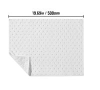 Tampons absorbants, Absorbeur universel, capacité de 12 gallons, Tapis absorbant 20Gal