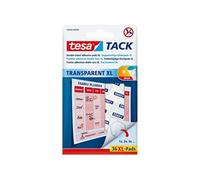 tesa Pastilles adhésives double-face TACK 59404-00000-00 transparent 36 pièces