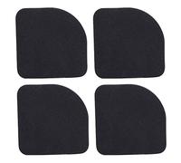 Tampons anti-vibrations RepiceFinem pour la machine à laver et réfrigérateur 4 pcs non glissant EVA Mat choc absorbant la réduction du bruit Protecteur à gratter pour les