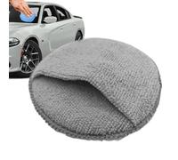 Tampons applicateurs d'entretien de voiture | Détails de voiture | 12 cm de polissage avec étui en cuir pour pneus de voiture moto lissage des couleurs extérieur intérieur