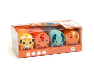 Tampons auto-encreur Petits animaux - Djeco - 4 pièces