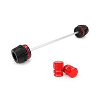 tampons cadre anti-chute Pour Kaw&asaki Z900 RS/SE 2017-2023 Moto Avant Roue Fourreau De Fourche Protection D'essieu Capuchon Clignotant Bouton Interrupteur(Red C)