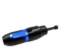 Tampons Cadre Anti-Chute pour S&uzuki pour GSX-S750 GSXS750 GSX S750 GSXS 750 Moto CNC Cadre Crash Pads Échappement Curseurs Crash Protecteur(1 Piece of Blue)