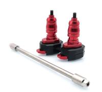 Tampons Cadre Moto Compatible Avec Ducati Pour Hypermotard 1100/821 Pour Monster 696 795 Pour Scrambler 800 Pour Diavel 1200 Protection Contre Les Chutes De Moto Cadre Slider(Red)