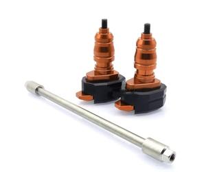 Tampons Cadre Moto Compatible Avec Ducati Pour Hypermotard 1100/821 Pour Monster 696 795 Pour Scrambler 800 Pour Diavel 1200 Protection Contre Les Chutes De Moto Cadre Slider(Orange)