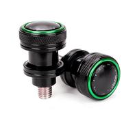 Tampons Cadre Moto Pour Z1000SX 2003-2013 Pour ER-6N 2006-2016 Pour ER-6F 2009-2011 Pour ZX6R 1998-2011 Curseurs De Bras Oscillant De Moto De 10 Mm Accessoires De Support(Green)