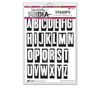 Tampons caoutchouc gomme montés sur mousse 'Ranger- Dina Wakley Media' Block Alphas