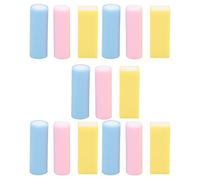 Tampons Caoutchouc Mini 15pcs, Blocs Cylindriques et Carrés, 3 Couleurs pour Gravure DIY - Matériau Non Toxique, Faciles à Graver, Idéal pour Signature et Sculpture Personnalisée