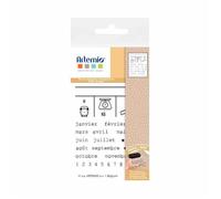 Artemio Tampons transparents Mes jolies comptines Naissance 7x9 cm 0,3 à 2,5 cm 25 pcs Transparent G