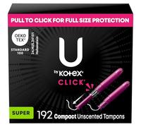 Tampons compacts U by Kotex Click