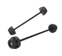 Tampons curseurs de Cadre Protecteur De Curseur De Collision pour Fourche D'essieu Avant Et Arrière De Moto, Convient pour YZF-R7 R7 2021 2022 2023 Protections du Cadre(Front Rear Black)