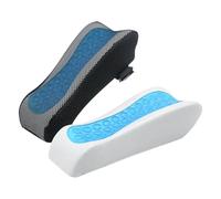 Tampons d'accoudoir de chaise ergonomique - coussin en mousse à mémoire haute densité, couvercles de bras lavables réglables, 9.84x3.94x2,76 pouces Soulagement Soulage Soft Support | Pièces en fauteui