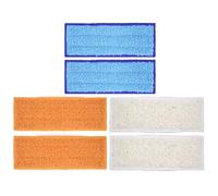 Tampons De Balai Chiffon de nettoyage lavable for aspirateur, serpillière humide, serpillière sèche et humide, pièces de rechange(Color Set2)