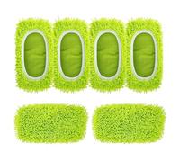 Tampons de balai réutilisables - Ajustement humide et sec - Lavable en machine - Tampons de nettoyage pour sol pour serpiller, pour bois, marbre, pierre, béton, appartement, chambre, cuisine, salle de