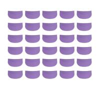 Tampons de cils en silicone Soft Elastic Curler Tiles de levage 15 paires Perm de cils réutilisables 3 tailles violet