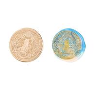 Tampons De Cire De Remplacement, 30mm, Tête En Laiton, Vintage, Forme Ronde, Antique, Cire De Scellage, Cadeau, Bricolage D'enveloppe, Fournitures Artisanales