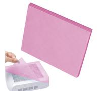 Tampons de filtre à poussière - Papier de la station de ongles salon, feuilles de capture jetables absorbantes, ensemble de filtres de manucure de protection | Pack de doublures de nettoyage de 100 pi