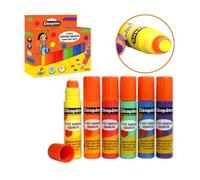 Tampons de gouache - CLEOPATRE - P’tits Tampons - Lot 6 x50 ml - Rechargeables - Couleurs vives