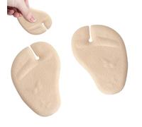Tampons de l'-pied - 3,74x2,76 pouces pour semelles de sandale pour le confort de la douleur, amortit supplémentaire avec base résistante au glissement, inserts lavables clairs pour extérieur, pl