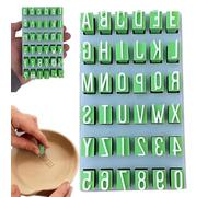 Tampons De L'alphabet, Timbres D'argile | Minuscules Timbres De Lettre D'argile | Presse Alphabet En Majuscules Et En Minuscules, Fournitures D'artisanat Portables Pour La Maison, Tarvel