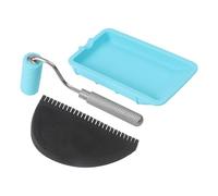 Tampons de peinture antidérapants non rénovation - 3 pièces poignée pour plateau rouleau brosse set professionnel réutilisable confortable silicone Home Plus