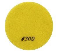 Tampons de polissage diamant disque 100 mm 4 pouces meule humide haute efficacité pour granit marbre béton pierre verre céramique cristal céramique pierre résine liée diamant (300 mailles)