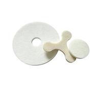 Tampons de polissage doux blancs tampon de polissage for nettoyer le granit de marbre de mur de pierre